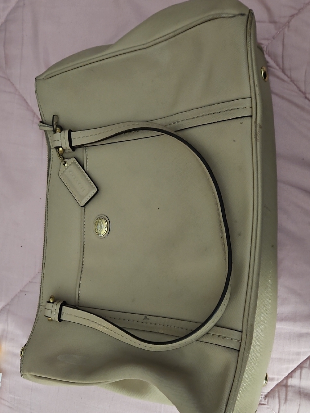 Coach Classic Beige Women's Shoulder Bag WELL LOVED PROJECT ♡♡